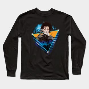 Graphic Scissorhands Retro Long Sleeve T-Shirt